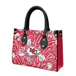 Kansas City Chiefs Flower Pattern Limited Edition Fashion Lady Handbag