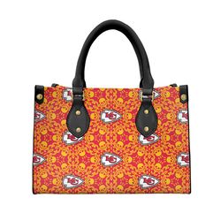 Kansas City Chiefs Skull Pattern Limited Edition Fashion Lady Handbag