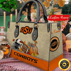 NCAA Oklahoma State Cowboys Autumn Women Leather Bag