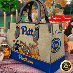 NCAA Pittsburgh Panthers Autumn Women Leather Bag