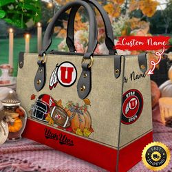 NCAA Utah Utes Autumn Women Leather Bag