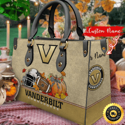 NCAA Vanderbilt Commodores Autumn Women Leather Bag