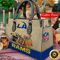 NFL Los Angeles Rams Autumn Women Leather Bag