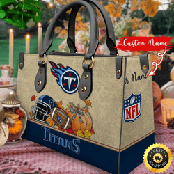 NFL Tennessee Titans Autumn Women Leather Bag