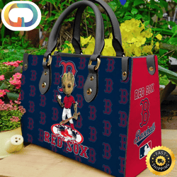 Boston Red Sox Groot Women Leather Hand Bag