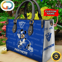 Custom Name Ncaa Georgia State Panthers Mickey Leather Bag