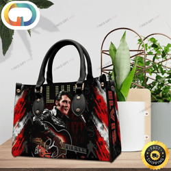 Elvis Presley Women 3D The King Rock Leather Handbag