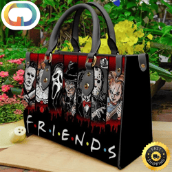 Horror Movie Friends Halloween Leather HandBag