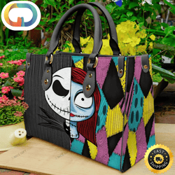 Jack Skellington Women I Could Be Your Worst Nightmare  Leather Bag