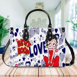 Funny Betty Boop Handbag, Betty Boop Leather Bag, Betty Boop Shoulder Bag