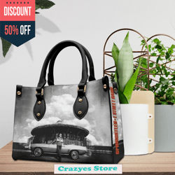 Bruce Springsteen Handbag, Women Leather Handbag, Music Leather Handbag, Gift For Her, Mother Days Gift