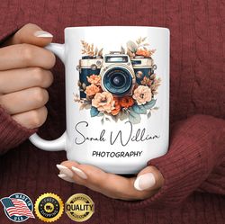photographer mug, personalised photographer mug, photography gifts