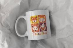 Fantastic Mr Fox Wes Anderson Movie Ceramic Mug 11oz, 15 oz Mug, Funny Coffee Mug