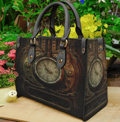 Steampunk Vintage Retro Leather Handbag, Women Leather HandBag, Gift for Her