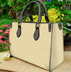 Daisy Petal Pastel Leather Handbag, Women Leather HandBag, Gift for Her, Teacher Gift, Birthday Gift, Mother Day Gift