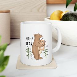 Mama Bear w Cub, Mothers Day Gift, Mothers Day, Gift For Mom