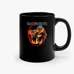 Iron Maiden Number Of The Beast Devil Tail Ceramic Mug, Funny Coffee Mug, Quote Mug, Gift For Her, Gifts For Him