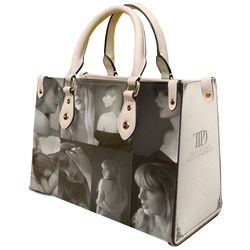 The Tortured Poets Department Taylor Swift Spotify Leather Hand Bag, Taylor Swift Handbag