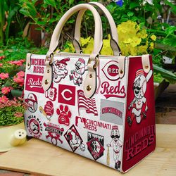 Cincinnati Reds Women Leather Hand Bag