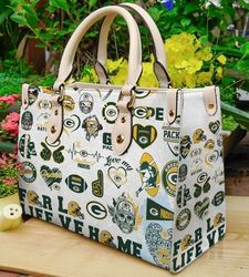 Green Bay Packers Women Leather Hand Bag