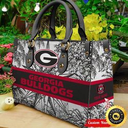 NCAA Georgia Bulldogs Women Leather Handbag