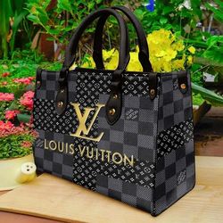 Limited Edition Louis Vuitton Leather Handbag, Luxury Brand Leather Handbag, LV Edition Leather Handbag