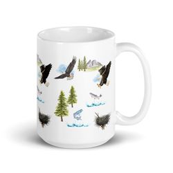 Eagle Mug Eagle Lover Gift Eagles Birds Mug