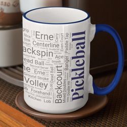 PICKLEBALL Coffee Mug for Pickleball Fan Mug for Wife Pickleball Gift for Pickleball Player Coffee M