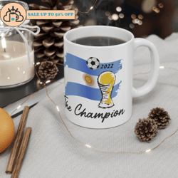 Argentina World Champions 2022 World Socks Mug