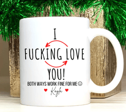 Funny Boyfriend Mug, Naughty Anniversary Gift for Him, Personalized Gifts for Him