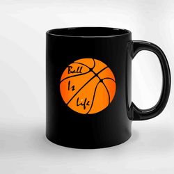 toddler basketball ball is life bball raglan toddler basketball ceramic mug, funny coffee mug, custom coffee mug