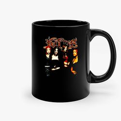 Spit Kittie Band Black Ceramic Mug, Funny Gift Mug, Gift For Her, Gift For Him