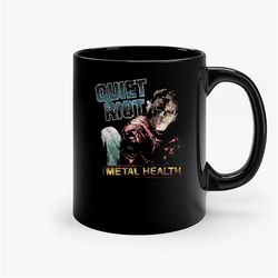 Quiet Riot Metal Health Album Ceramic Mug, Funny Coffee Mug, Birthday Gift Mug