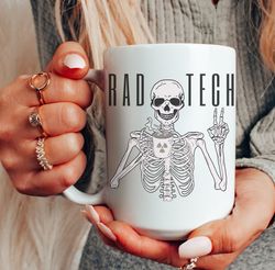 rad tech mug, for xray tech best gift for rad tech skeleton mug, ultrasound tech gifts for radiologic technologist funny