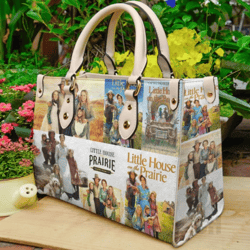 Little House On The Prairie Leather Bag, Little House On The Prairie Handbag, TV shows Leather Bag, Woman Handbag