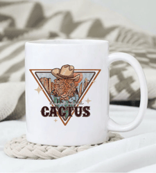 Desert Child Cactus Mug, Western Mug Design, Western Mug, Gift For Her, Gift for Him