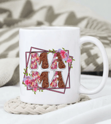 Mama Florial Mug, Mother Vibes Mug, Mother's Day Mug, Gift for Mom, Gift for Her
