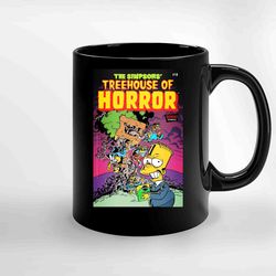 Treehouse Of Horror Xxii The Simpsons Poster Ceramic Mug, Funny Coffee Mug, Custom Coffee Mug