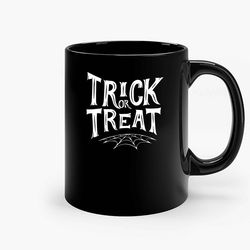 Trick Or Teach Cute Halloween Ceramic Mug, Funny Coffee Mug, Custom Coffee Mug