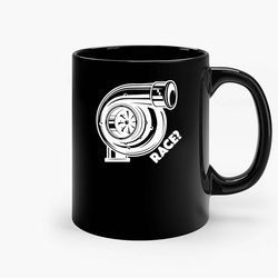 Turbo Race Ceramic Mug, Funny Coffee Mug, Custom Coffee Mug