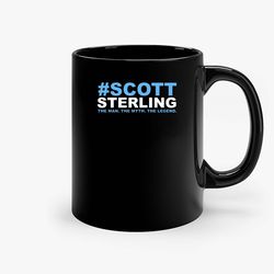 Scott Sterling Studio Black Ceramic Mug, Funny Gift Mug, Gift For Her, Gift For Him