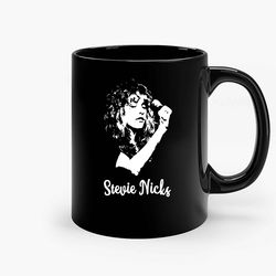 Stevie Nicks Do Stevie Black Ceramic Mug, Funny Gift Mug, Gift For Her, Gift For Him