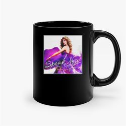 Taylor Swift Speak Now Ceramic Black Mug, Funny Gift Mug, Gift For Her, Gift For Him