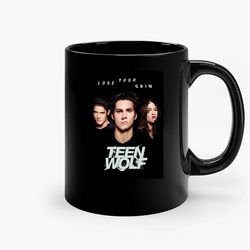 Teen Wolf 3 Ceramic Black Mug, Funny Gift Mug, Gift For Her, Gift For Him