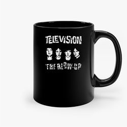 Television The Blow Up Ceramic Black Mug, Funny Gift Mug, Gift For Her, Gift For Him