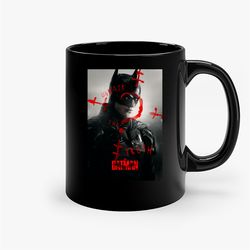 The Batman 2022 Batman Ceramic Black Mug, Funny Gift Mug, Gift For Her, Gift For Him