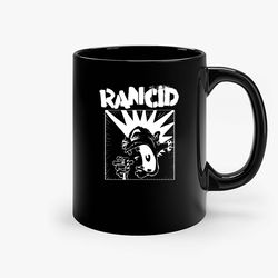 Rancid Punk Rocker Ceramic Mug, Funny Coffee Mug, Birthday Gift Mug