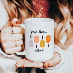 pickleball mug, pickleball gift, pickleball coffee mug, pickleball accessories, coffee mug, gifts for her, cute coffee