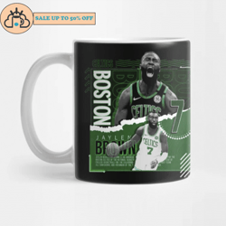 jaylen brown basketball paper poster celtics mug