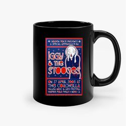 Iggy And The Stooges Concert Ceramic Mug, Gift For Him, Gift For Her